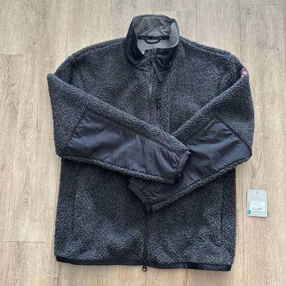 NEW Canada Goose Men's Kelowna Fleece Jacket - Iron Grey - Size Large - RARE - Picture 4 of 10
